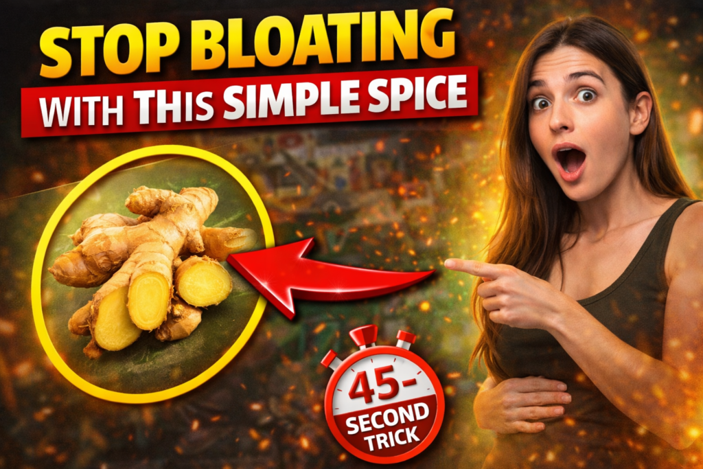 Stop Bloating with This Simple Spice A 45-Second Trick