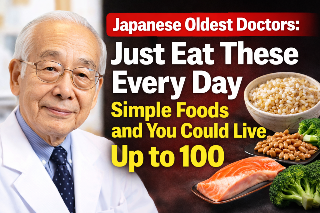 Japanese Oldest Doctors Just Eat These Every Day Simple Foods and You Could Live up to 100