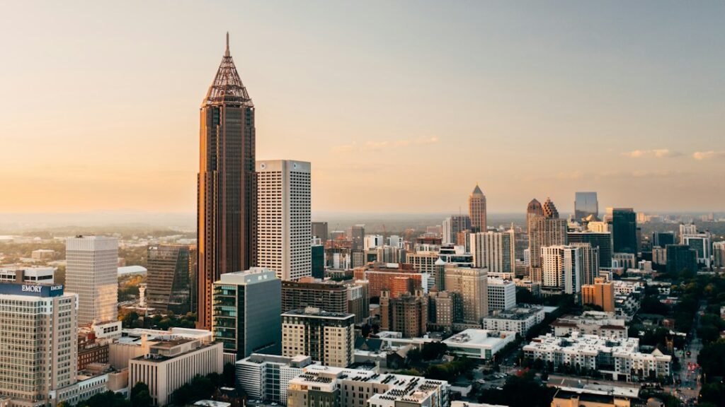 Illustrative skyline photograph of Atlanta, Georgia, where G20 foreign ministers met October 30–31, 2026; not a photograph of the meeting.