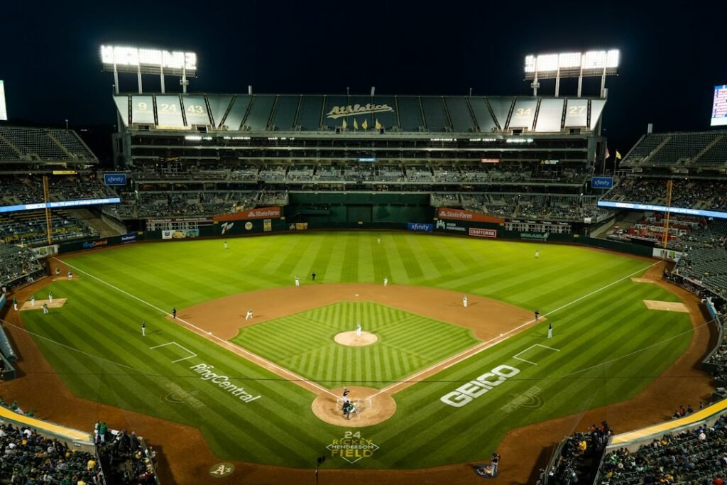 General baseball stadium with a crowd; illustrative stock photo, not the 2026 World Series Game 5
