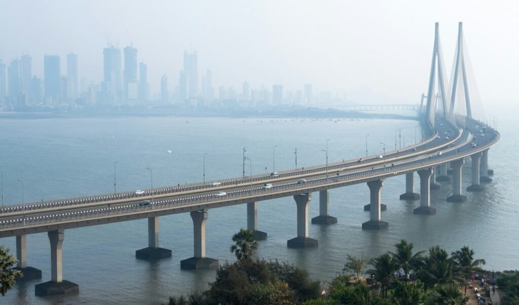 Mumbai Bandra-Worli Sea Link and skyline; illustrative city photograph, not Jio's October 28, 2026 stock listing