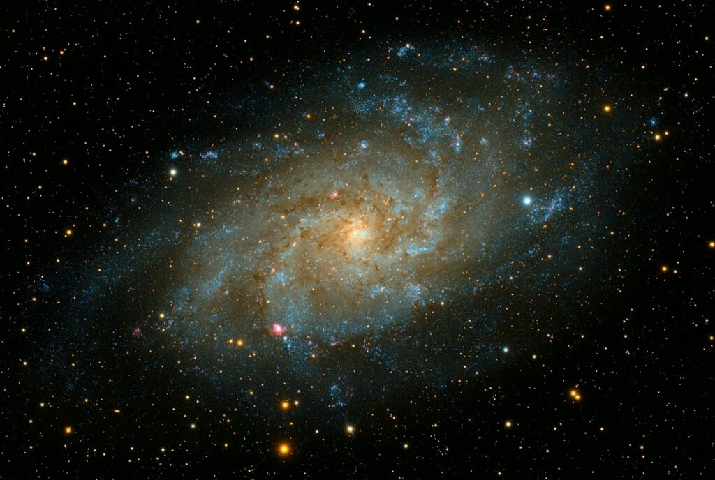 Astrophotograph of the nearby Triangulum Galaxy M33; illustrative image, not one of the six galaxies examined in the new Hubble study.
